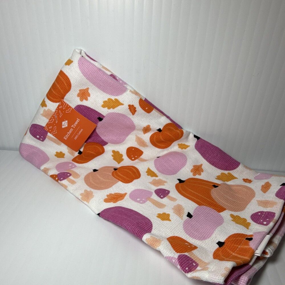 Ritz Pumpkin Kitchen Towel set of 2